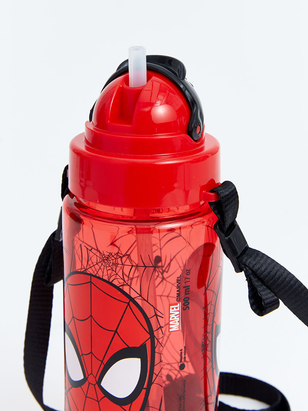 LCW ACCESSORIES Spiderman Printed Straw Water Bottle 500 ml -S4JP53Z4-QBC