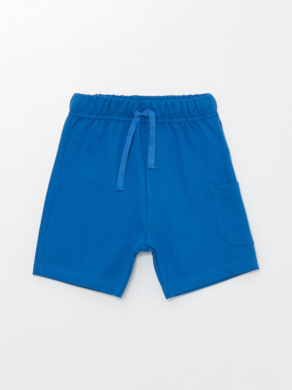 Mavi Beli Lastikli Basic Erkek Bebek Şort