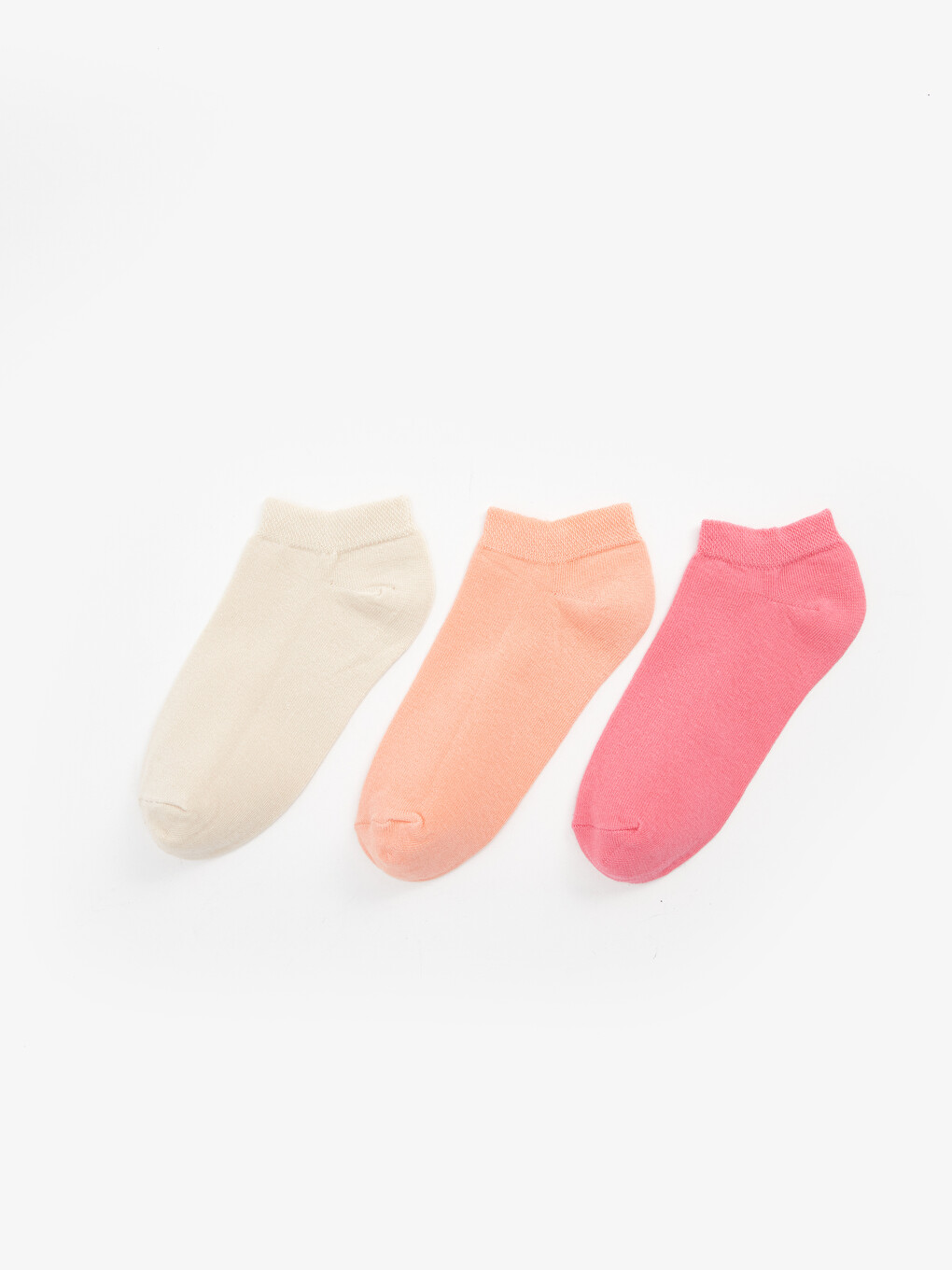 Women's Plain Trainer Socks 3-pack