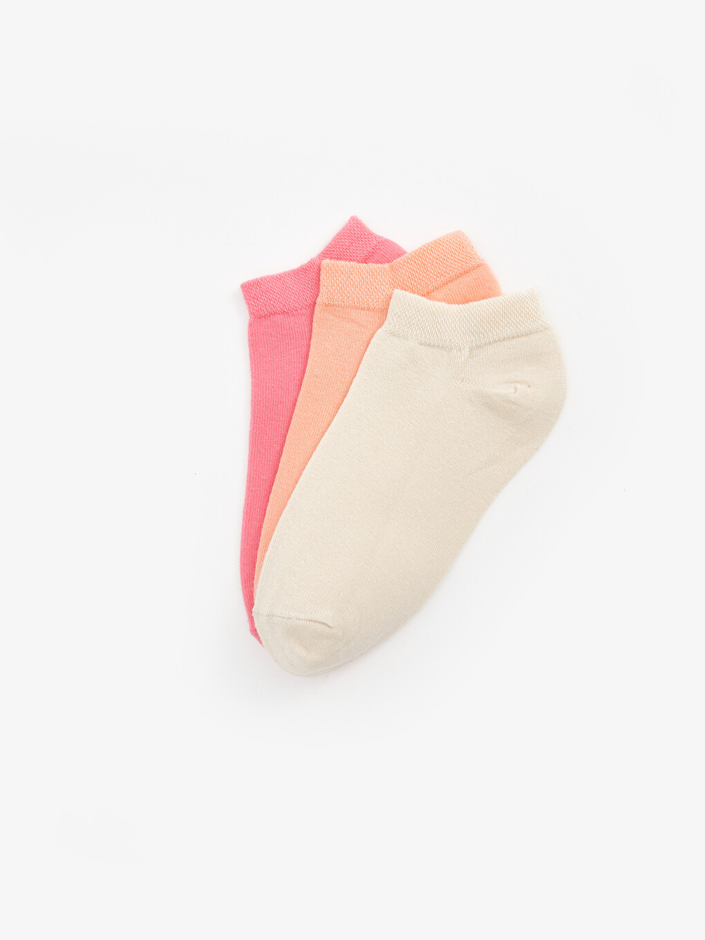 Women's Plain Trainer Socks 3-pack-1