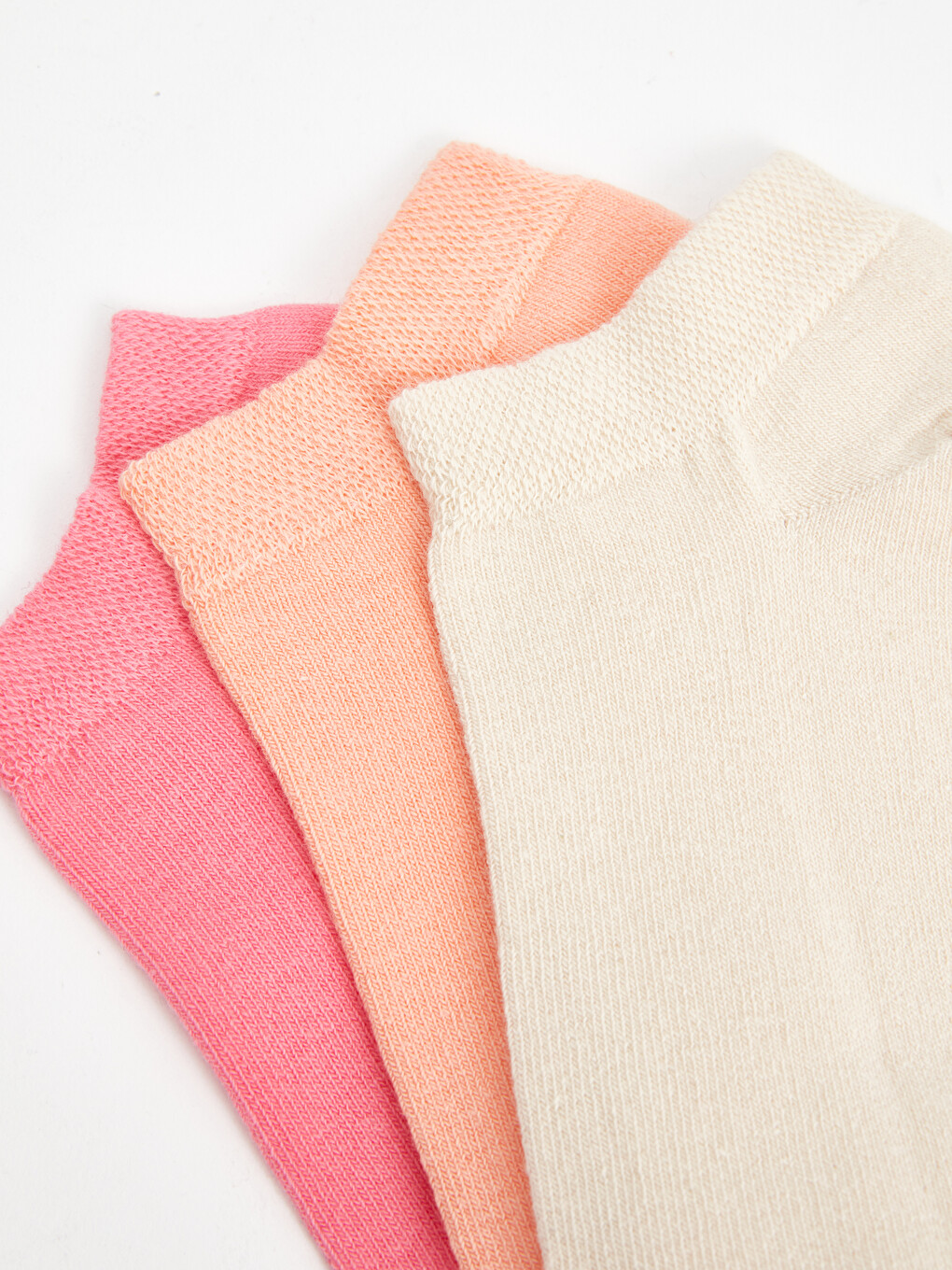 Women's Plain Trainer Socks 3-pack-2