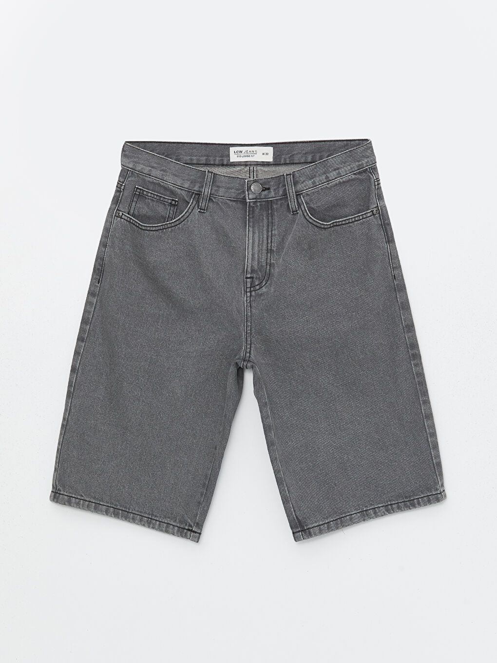 თავისუფალი ჭრის მამაკაცის ჯინსის შორტები-5