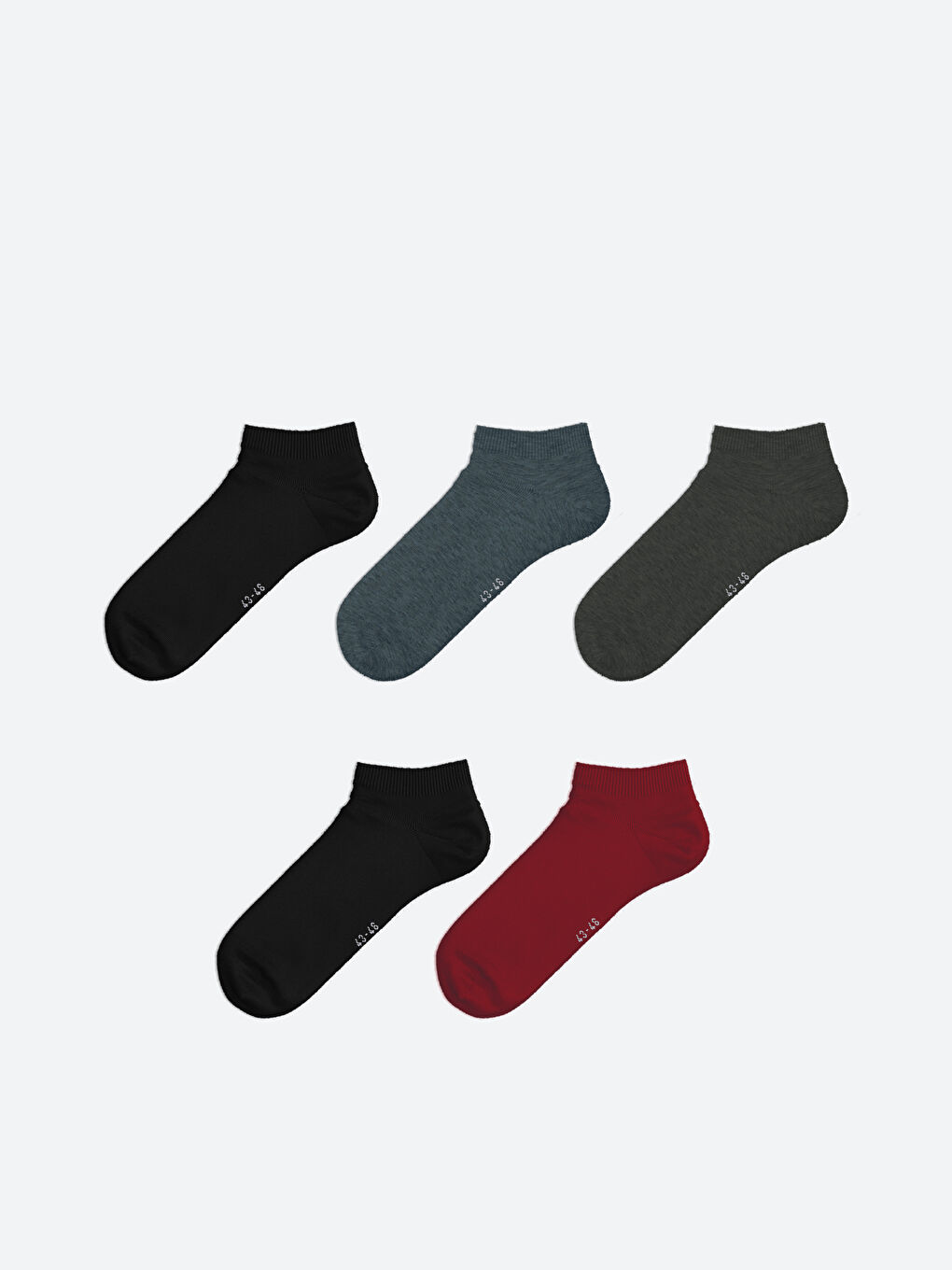 Men's Sneaker Socks 5 Pack