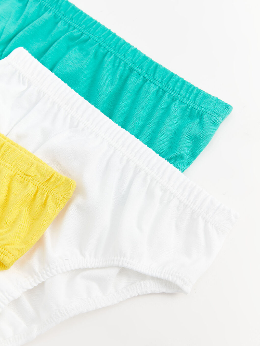 Sarı Beli Lastikli Erkek Bebek Külot 3'lü-1