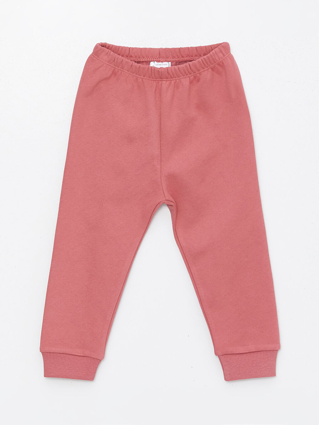 Pembe Bisiklet Yaka Uzun Kollu Baskılı Kız Bebek Sweatshirt ve Eşofman Alt 2'li Takım-3