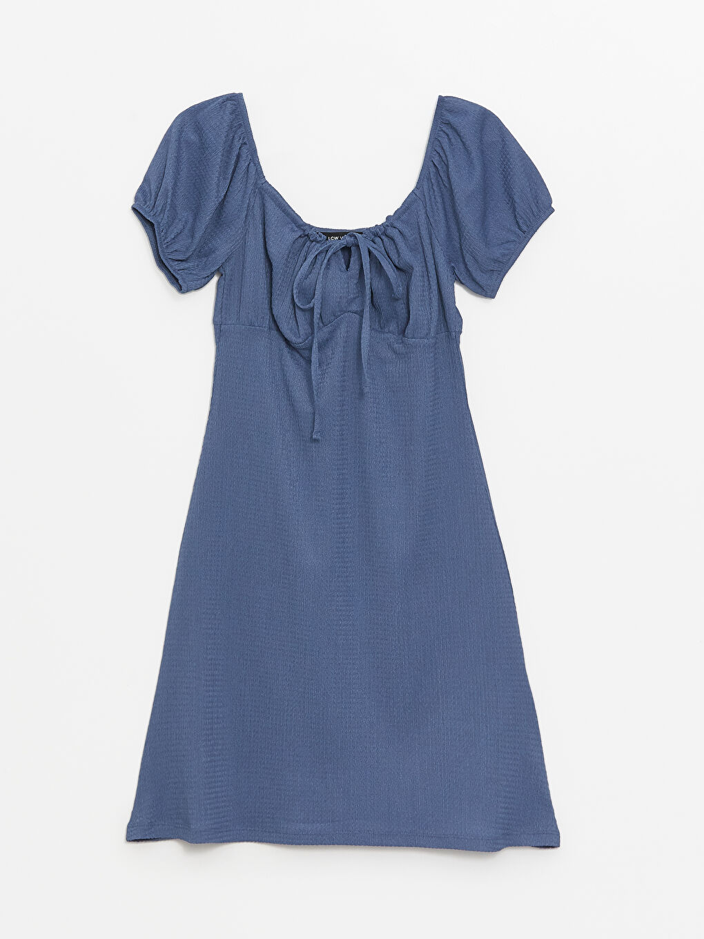 Slash Neck Plain Short Sleeve Women's Dress -S4JQ81Z8-H7T