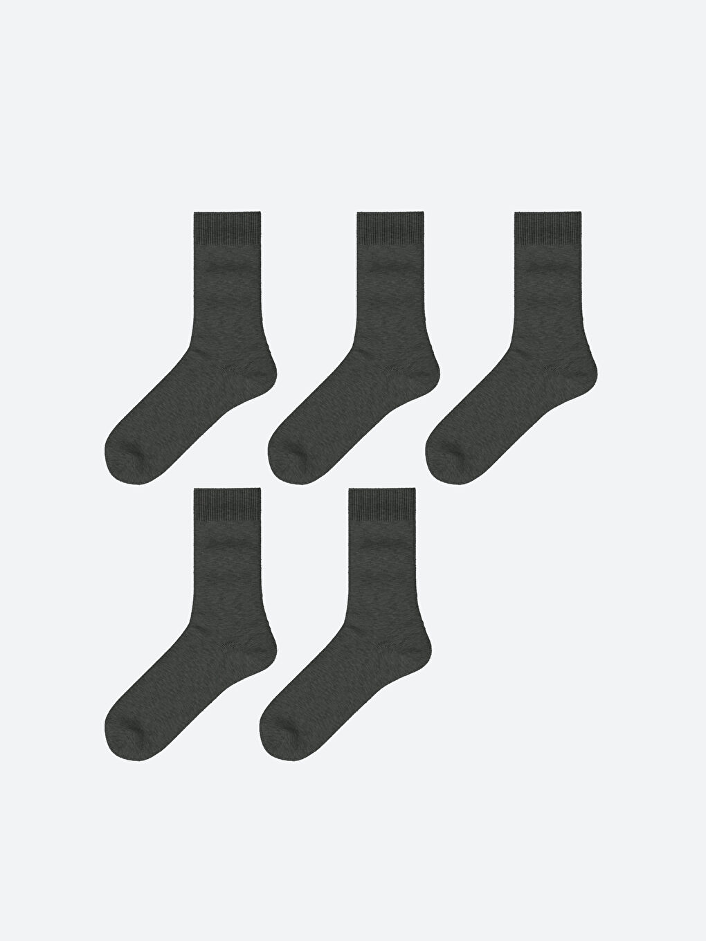 Antrasit Erkek Soket Çorap 5'li