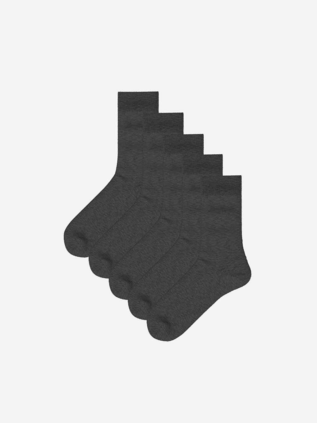 Antrasit Erkek Soket Çorap 5'li-1