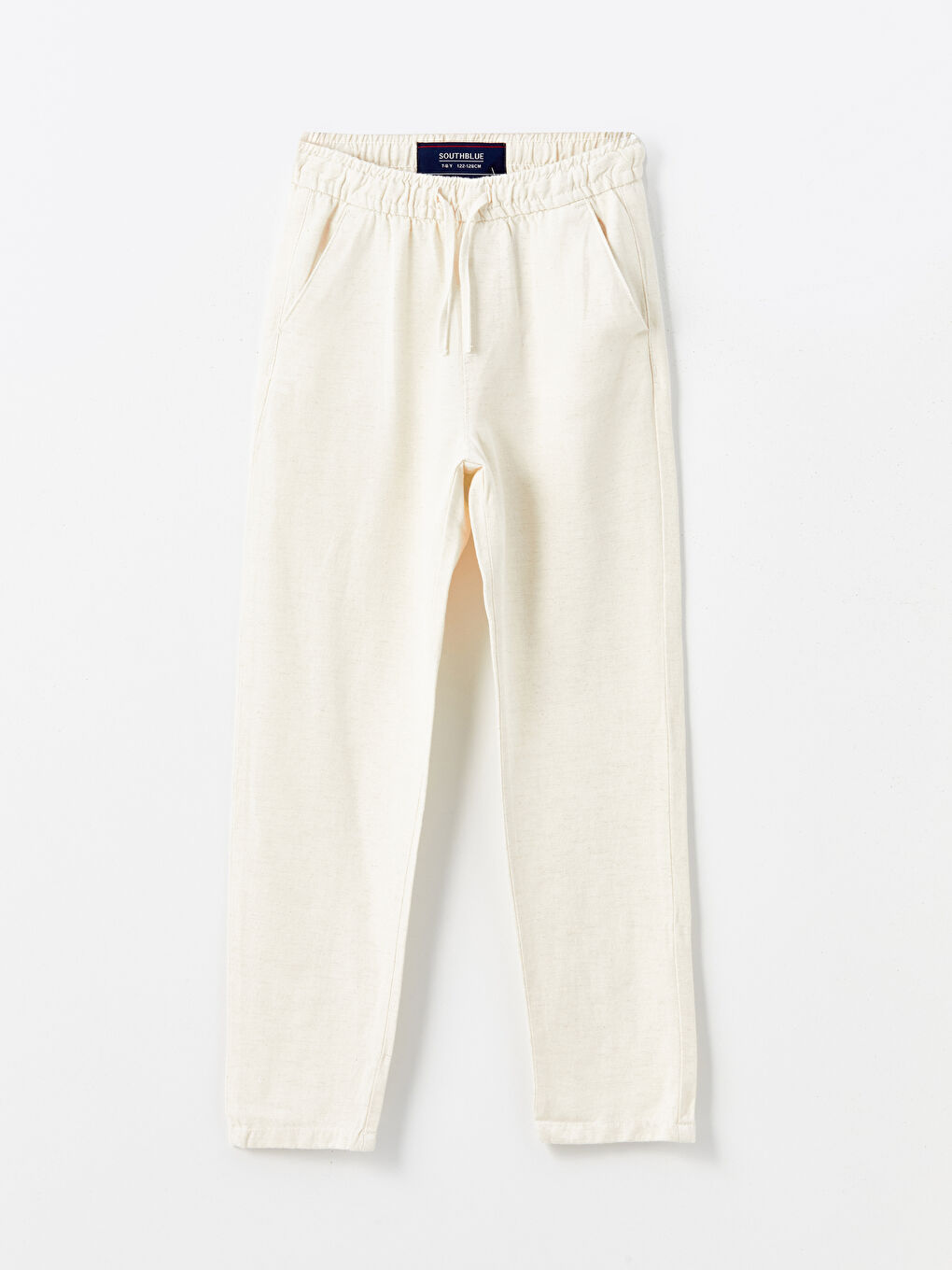 Elastic Waist Linen Blend Boy's Pants -S4JR32Z4-FWZ