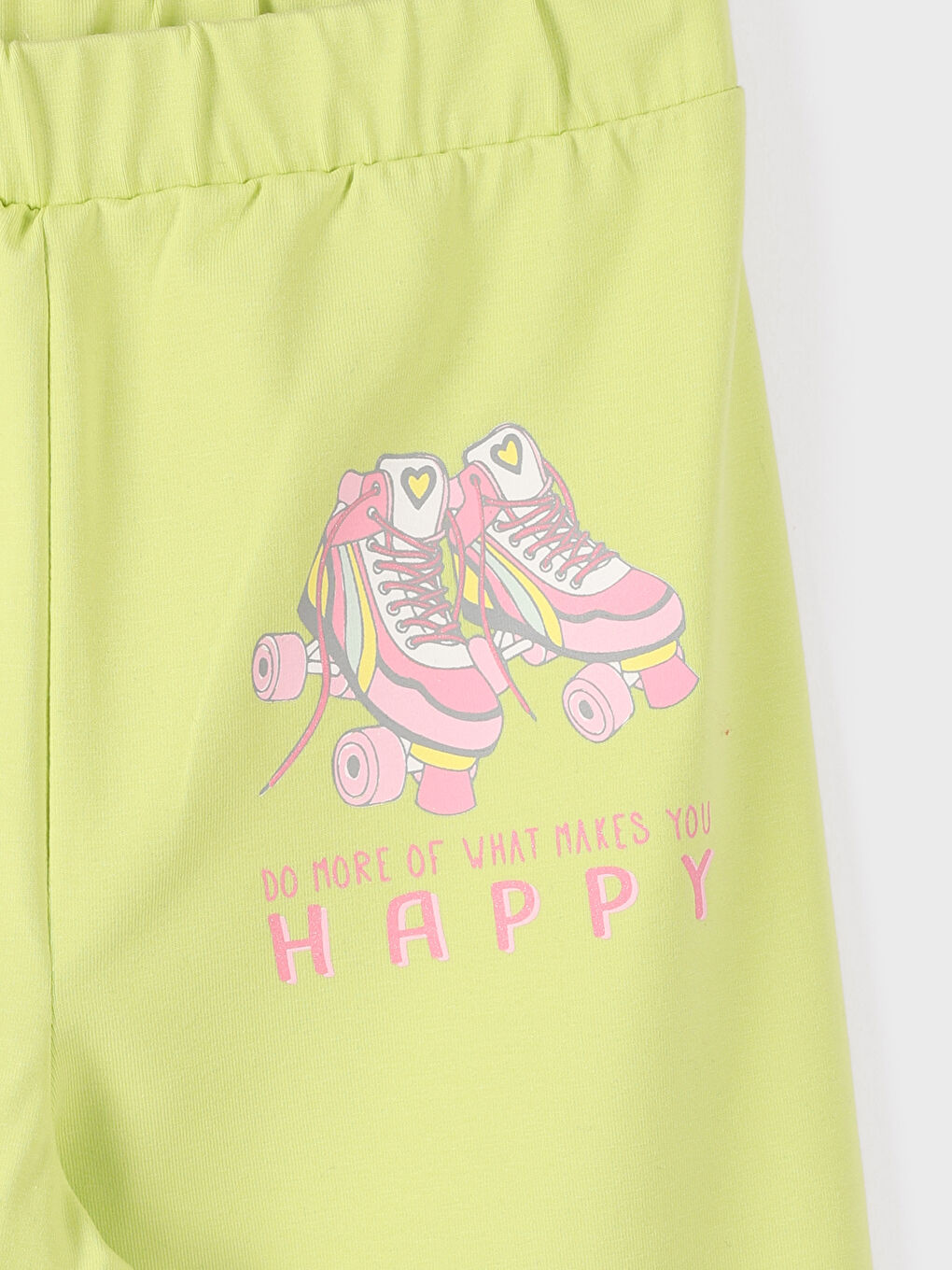 Colanți Imprimați cu Talie Elastică pentru Fete-3