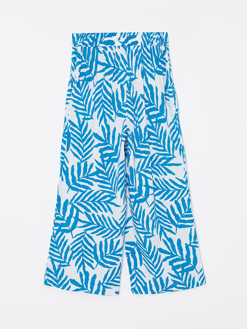 Patterned Women's Capri with Elastic Waist-5