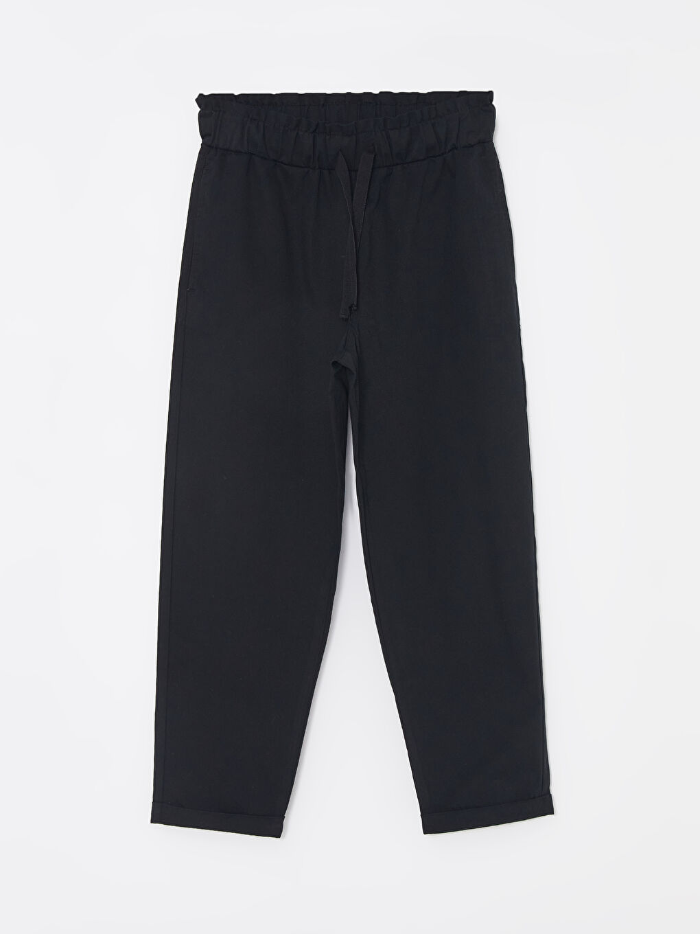 Elasticated Waist Relaxed Fit Women's Trousers -S4JR74Z8-CVL