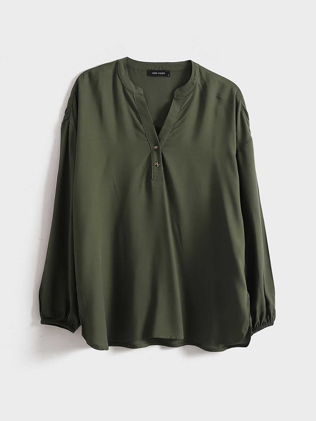 Notch Neck Women's Blouse
