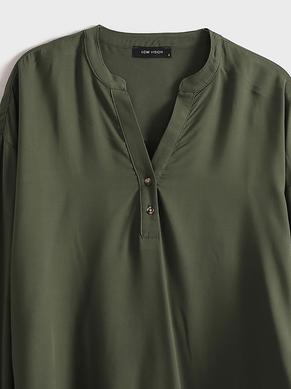 Notch Neck Women's Blouse-2