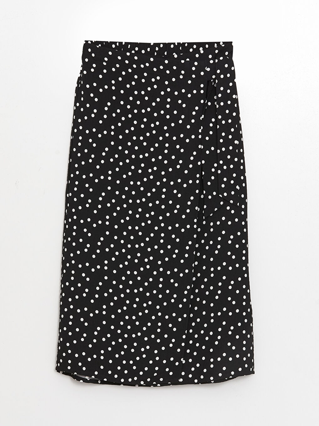 Women's Polka Dot Skirt with Elastic Waist-4