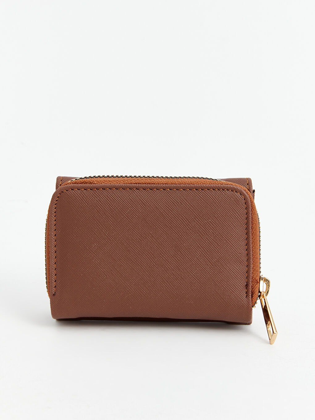 Kahverengi Fermuarlı Kadın Cüzdan-2