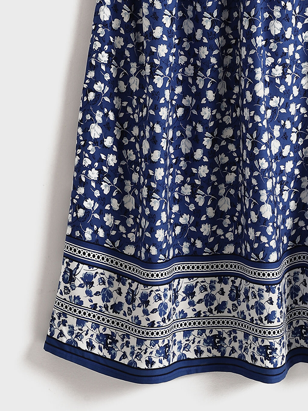 Elasticated Waist Patterned Women's Skirt-3