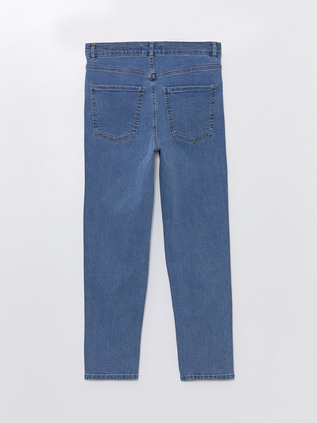 LCW Jeans Orta İndigo Rodeo Mom Fit Kadın Jean Pantolon - 5