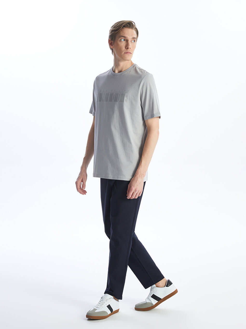 Lacivert Slim Fit Erkek Pantolon-1