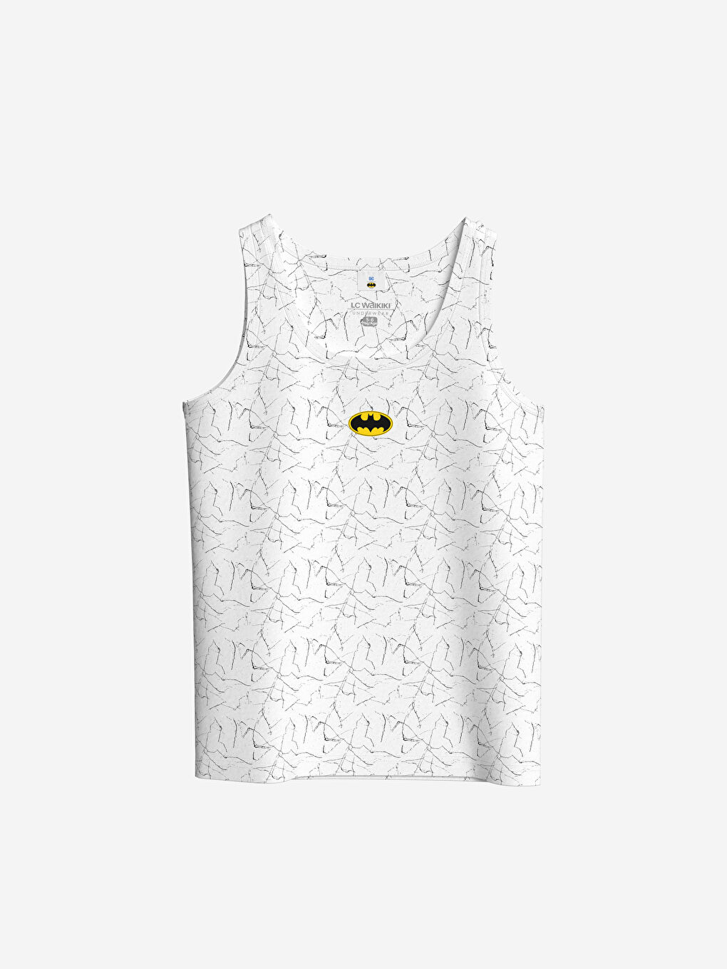 LCW Kids Crew Neck Batman Printed Boys' Vest 2 Pack -S4JT93Z4-LU8