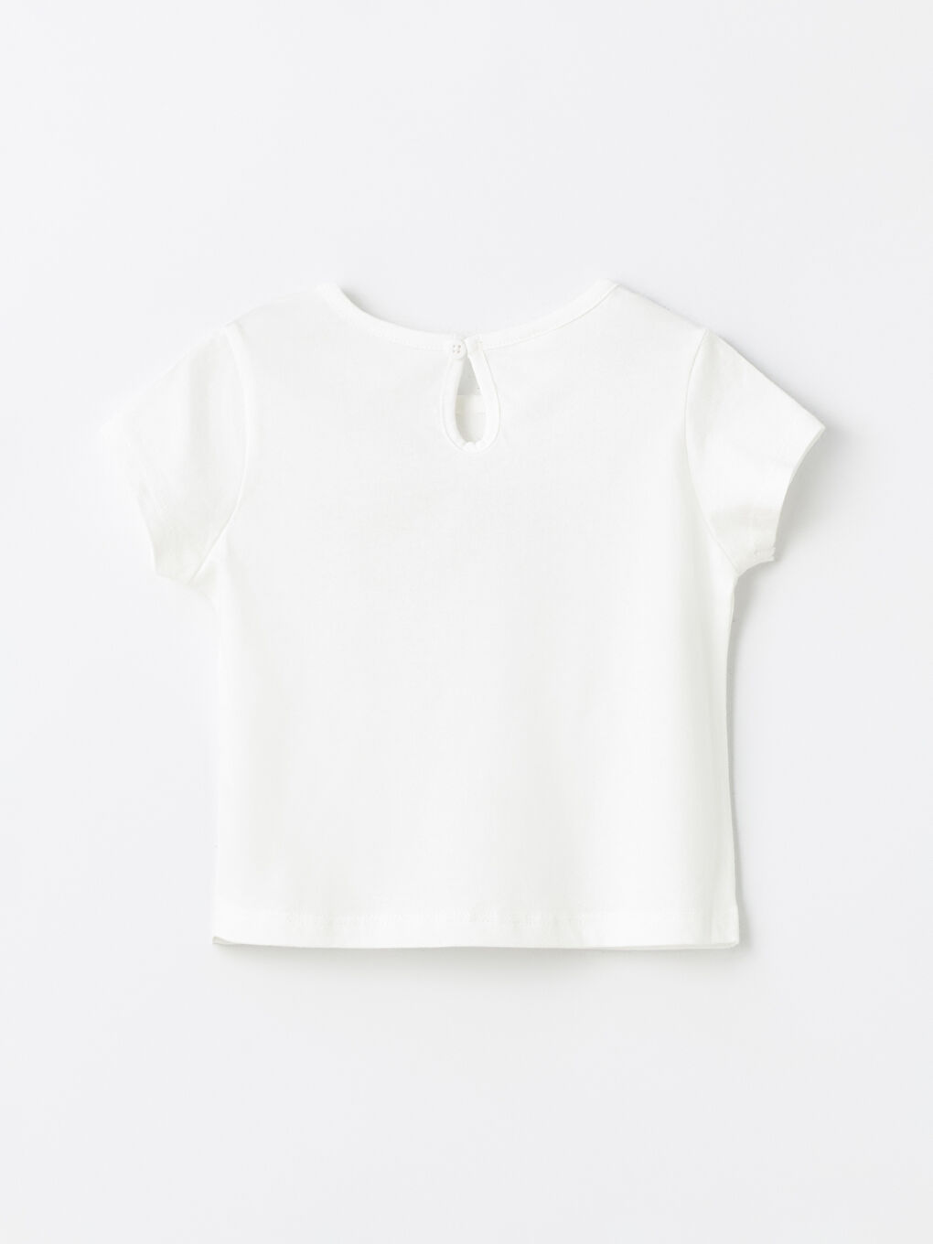 Crew Neck Short Sleeve Printed Baby Girl T-Shirt and Shorts 2-Piece Set -S4JT95Z1-FNT