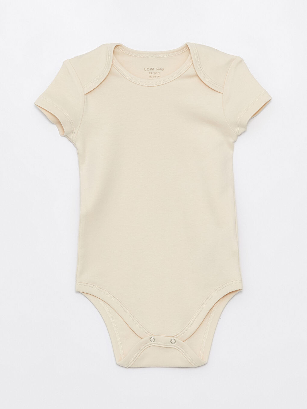 Kırmızı Bisiklet Yaka Kısa Kollu Çizgili Erkek Bebek Çıtçıtlı Body 2'li-4