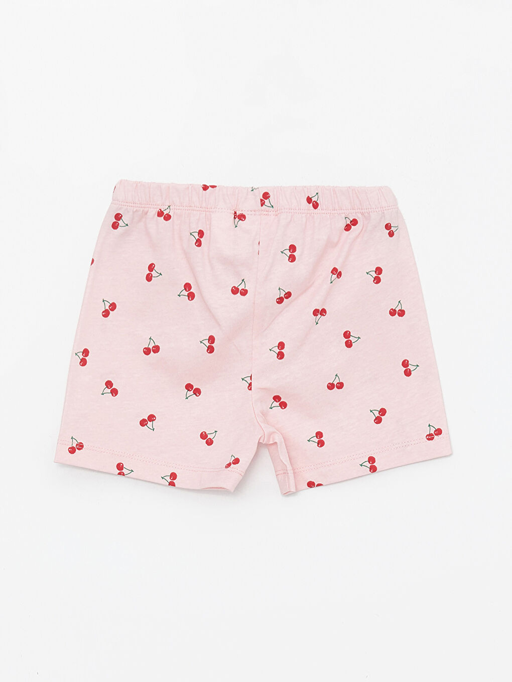 Pembe Kız Bebek Şortlu Pijama Takımı-3