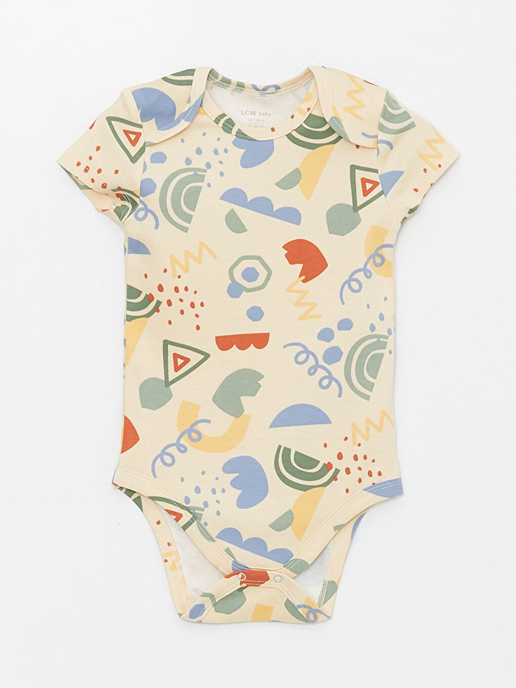 Baby Boy BEIGE Bodysuit-1
