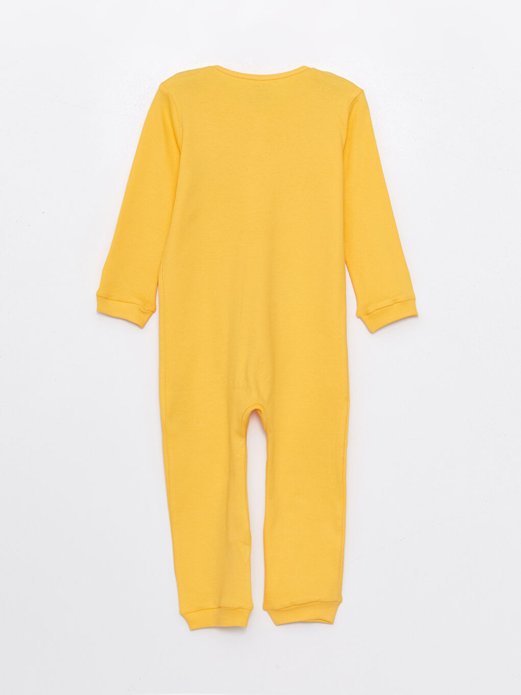 Turuncu Bisiklet Yaka Baskılı Erkek Bebek Tulum 2'li-2