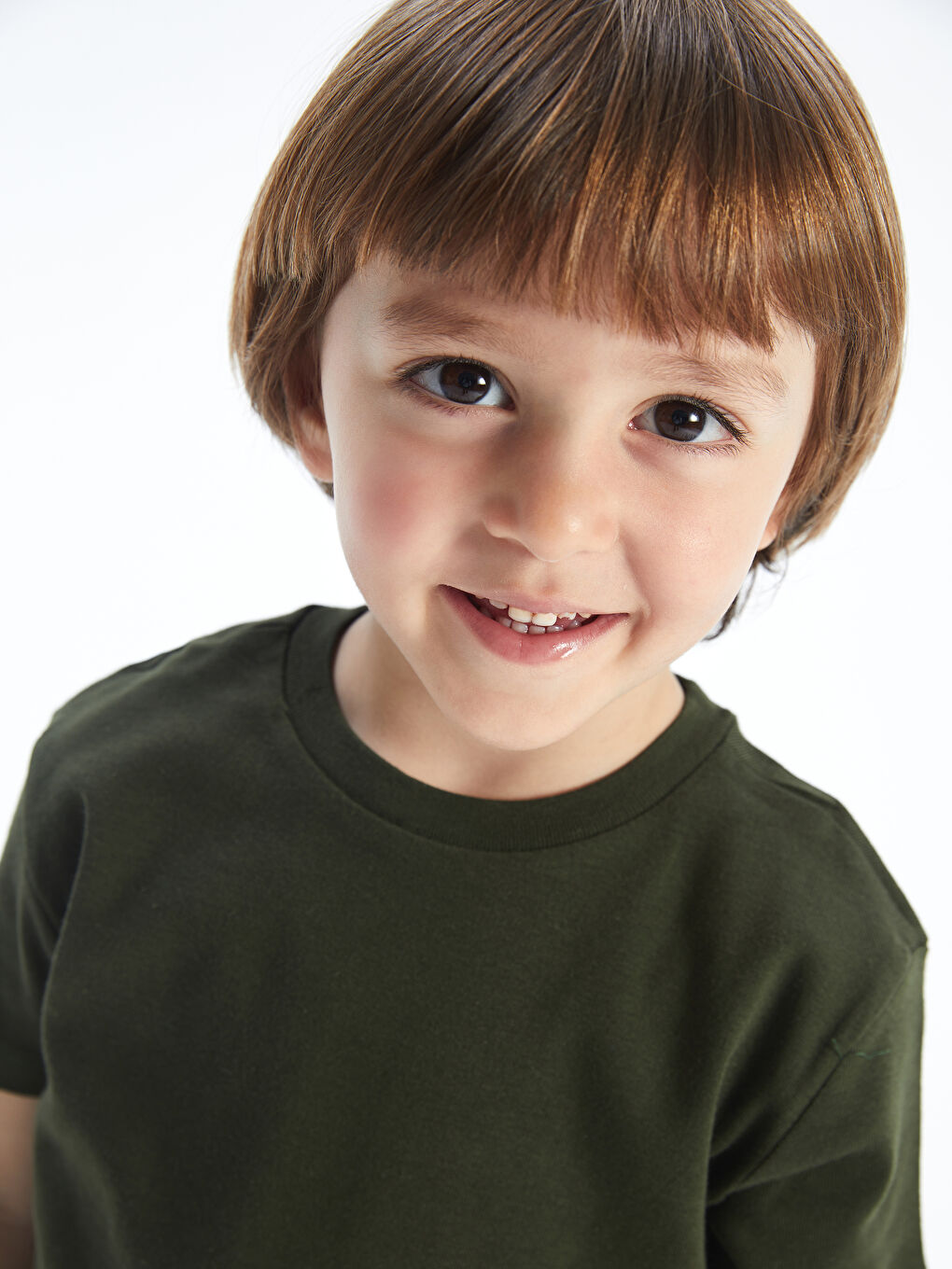 Crew Neck Short Sleeve Basic Baby Boys' T-Shirt and Shorts 2 Pack Set-2