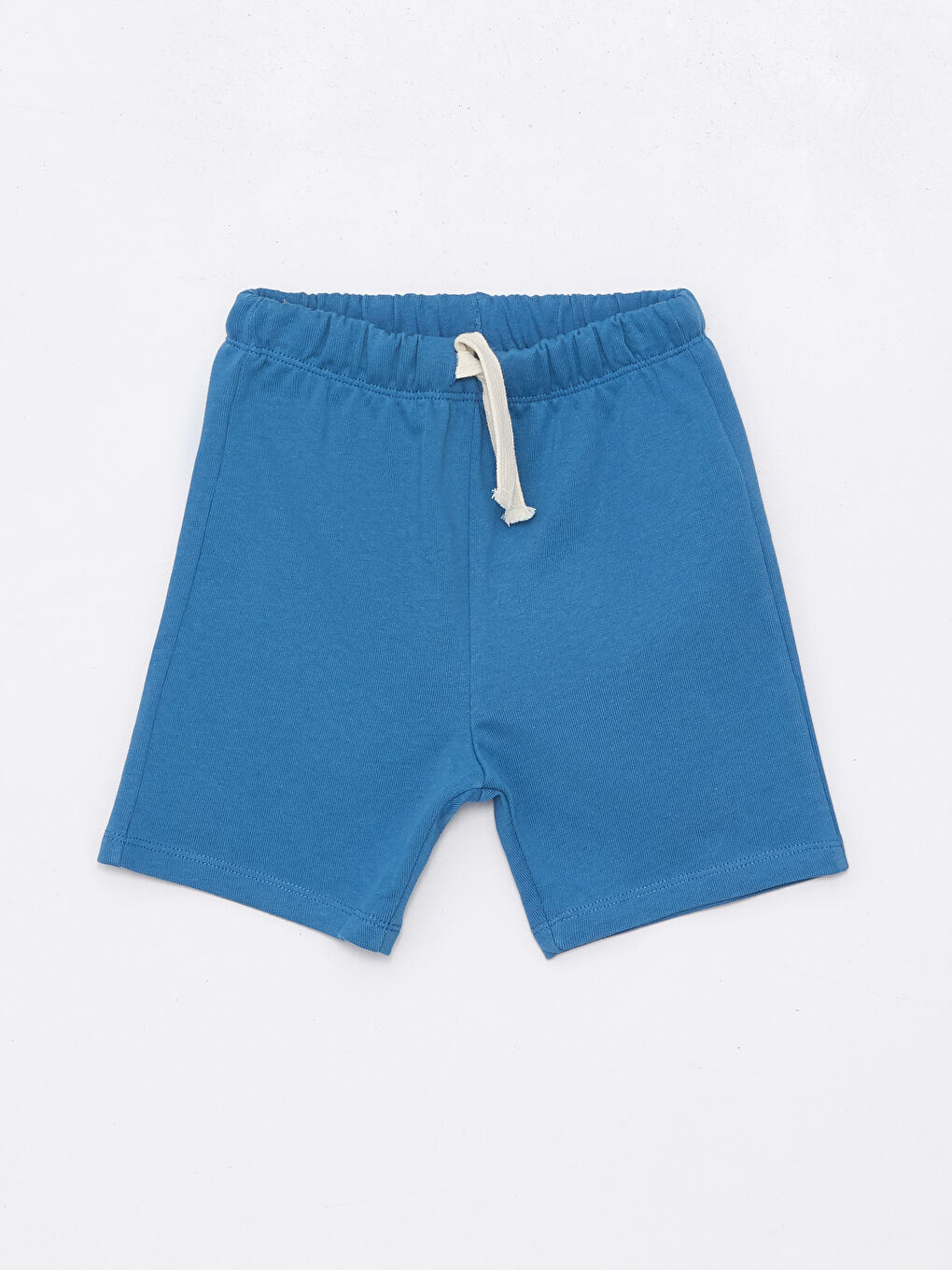 Bej Bisiklet Yaka Kısa Kollu Baskılı Erkek Bebek Tişört ve Şort 2'li Takım-4