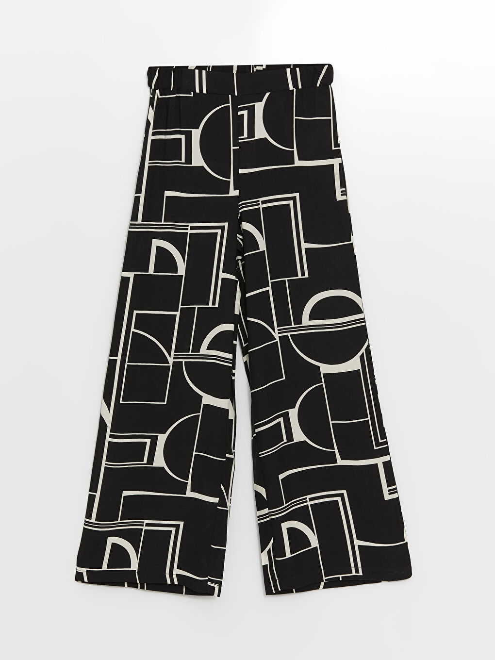 Elastic Waist Comfortable Pattern Patterned Women's Trousers -S4JV80Z8-LQJ
