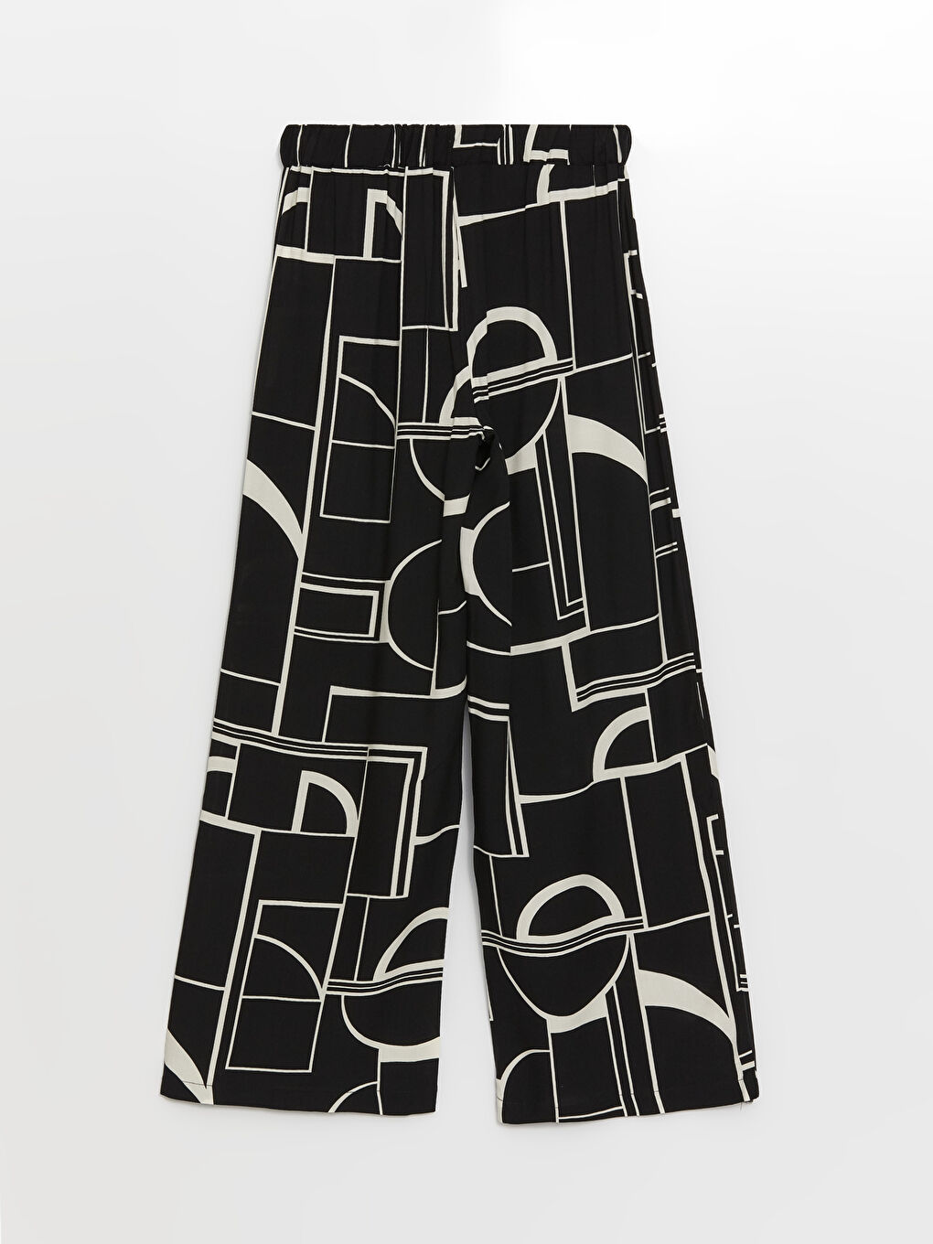 Elastic Waist Comfortable Pattern Patterned Women's Trousers -S4JV80Z8-LQJ