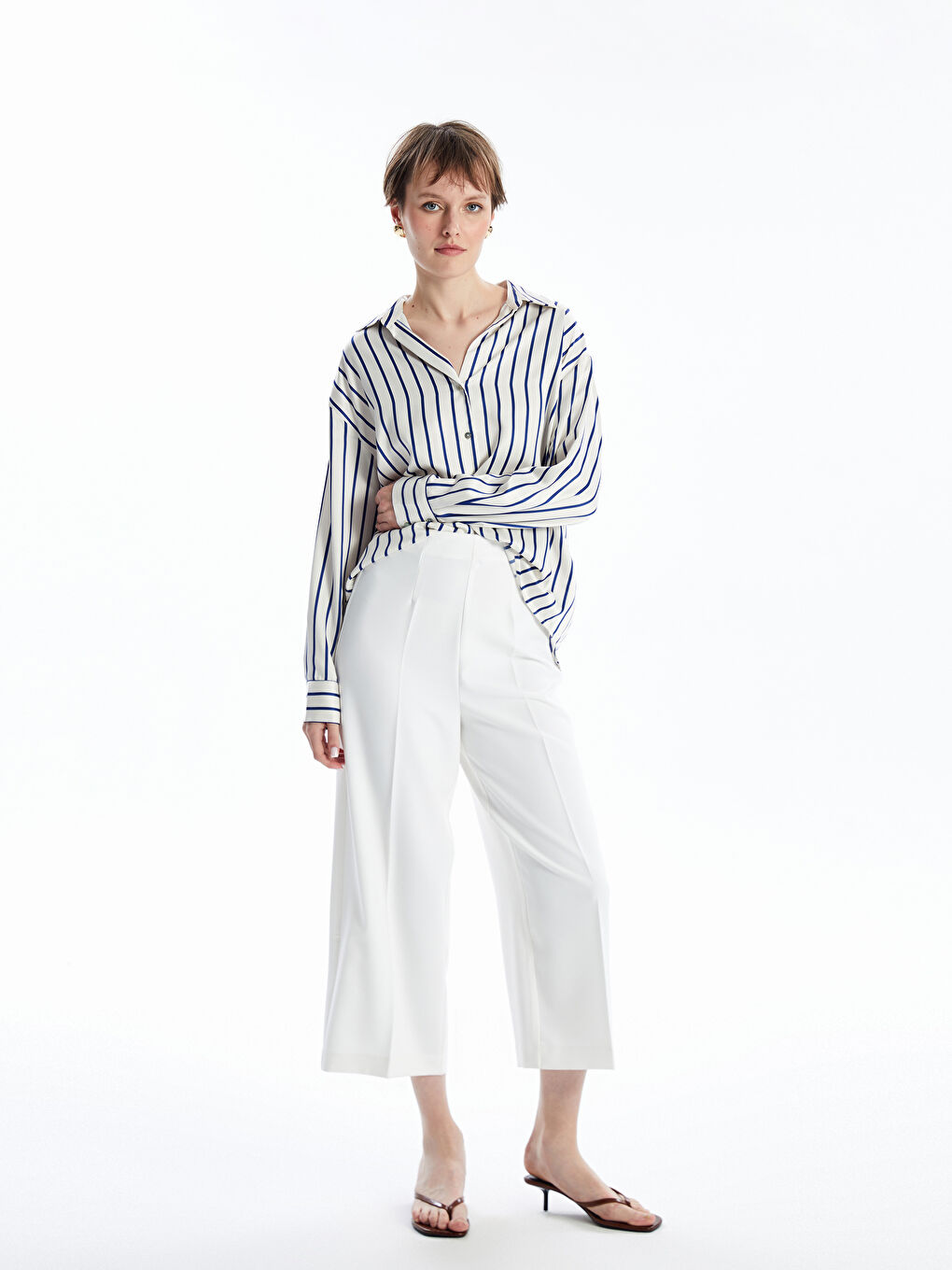 Pantalone sa širokim nogavicama  -S4JY29Z8-FFB