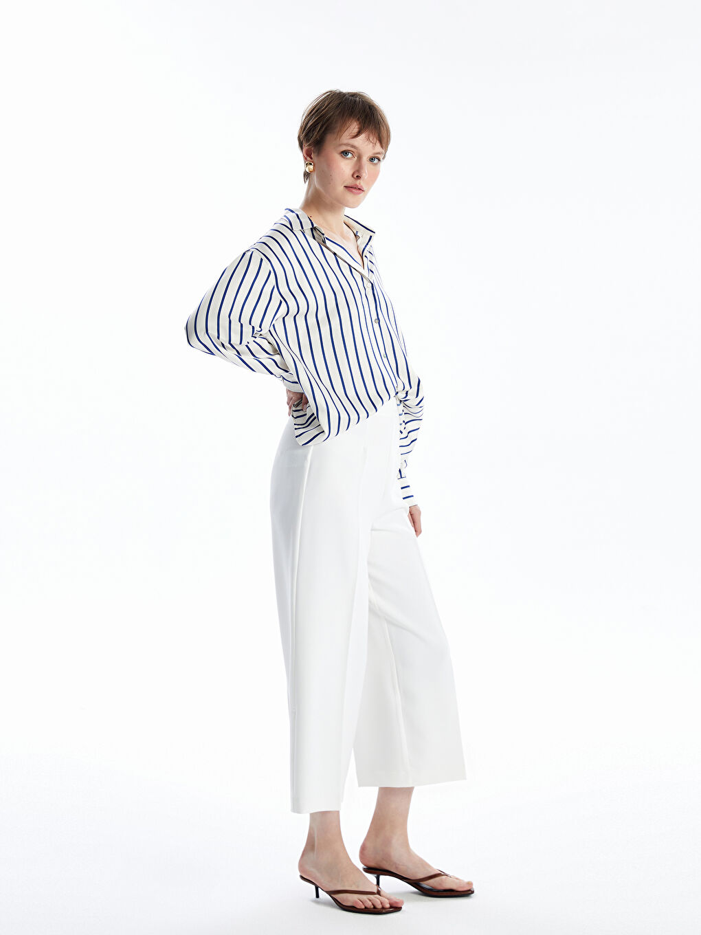 Pantalone sa širokim nogavicama  -S4JY29Z8-FFB