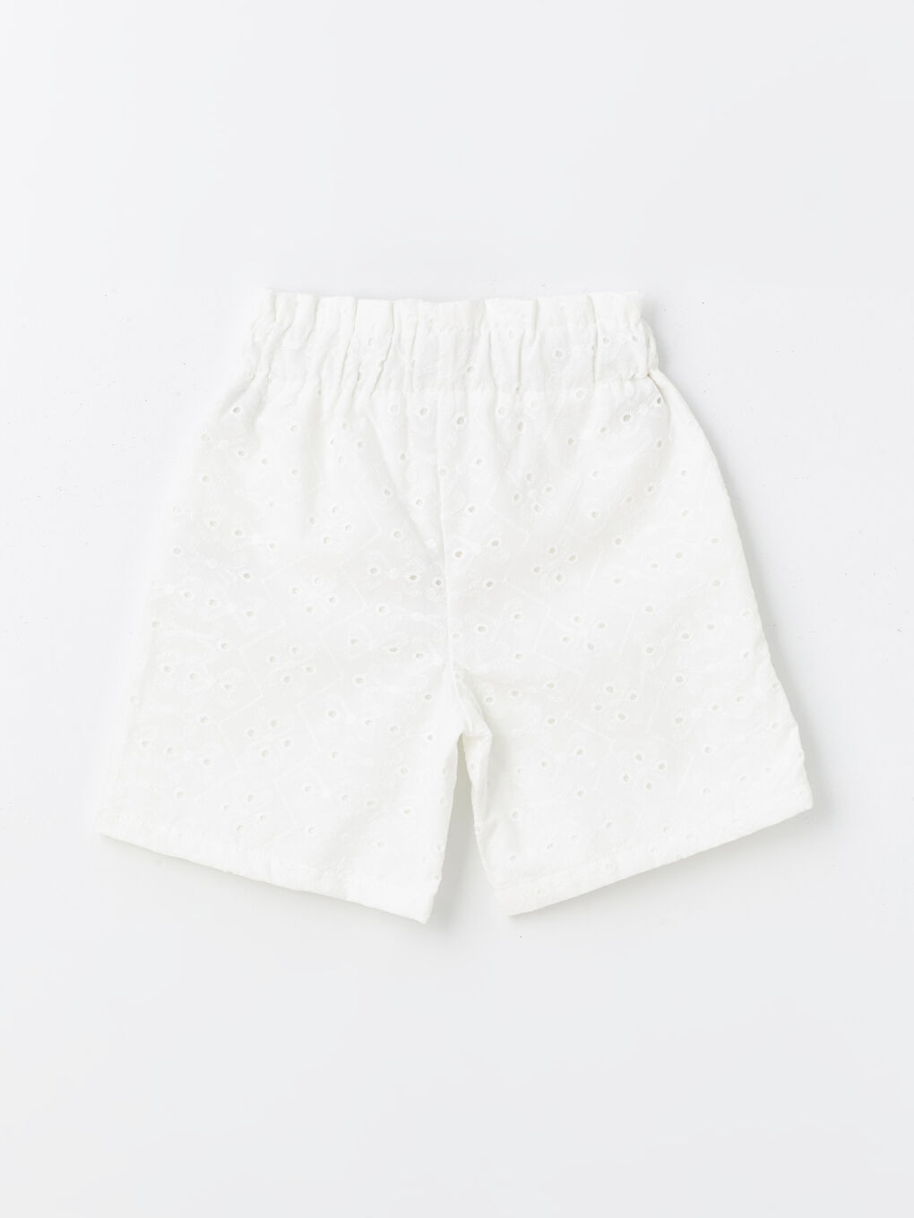 Elastic Waist Ruffled Girls' Baby Shorts -S4JY35Z4-R9J