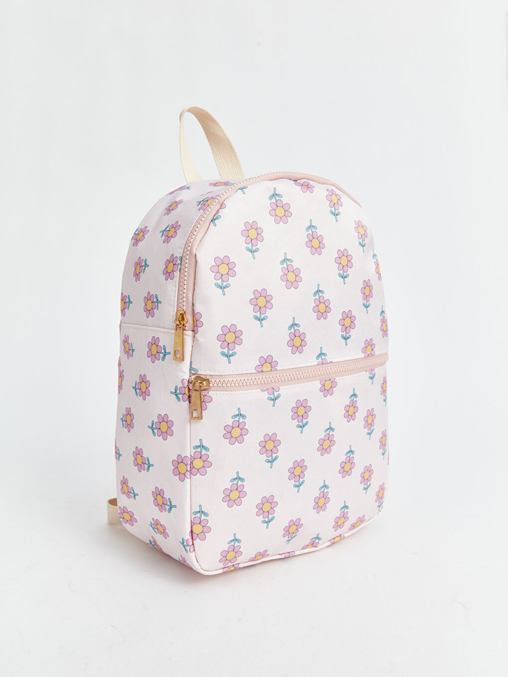 Pembe Desenli Kız Çocuk Sırt Çantası-1