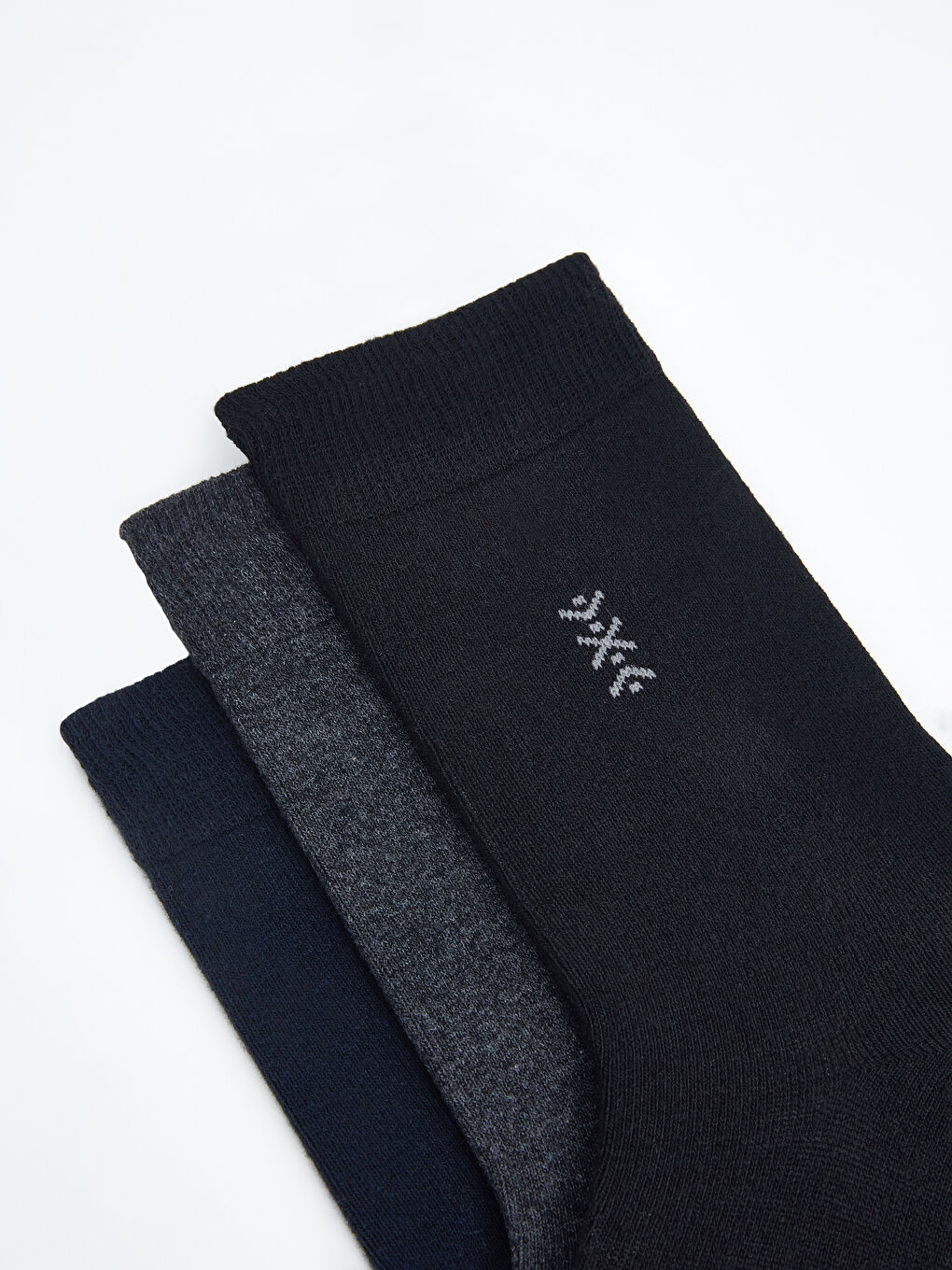 Узорчатые мужские носки до щиколотки, комплект из 3-х штук-2