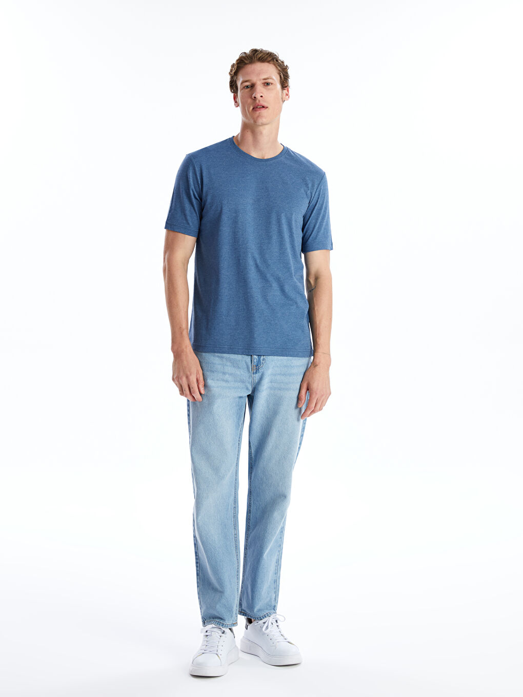 Crew Neck Jersey Men's T-Shirt-2