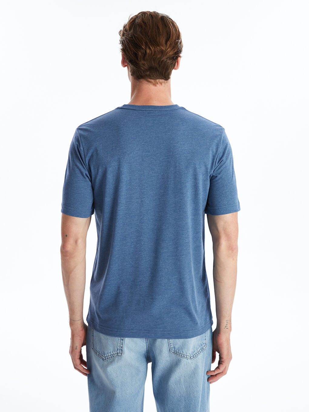 Crew Neck Jersey Men's T-Shirt-4