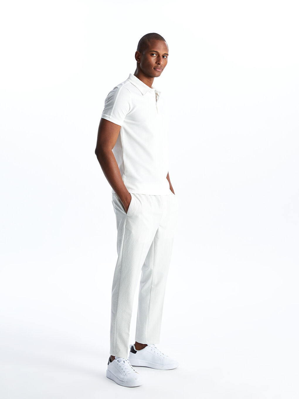 T-shirt homme col polo manches courtes-2