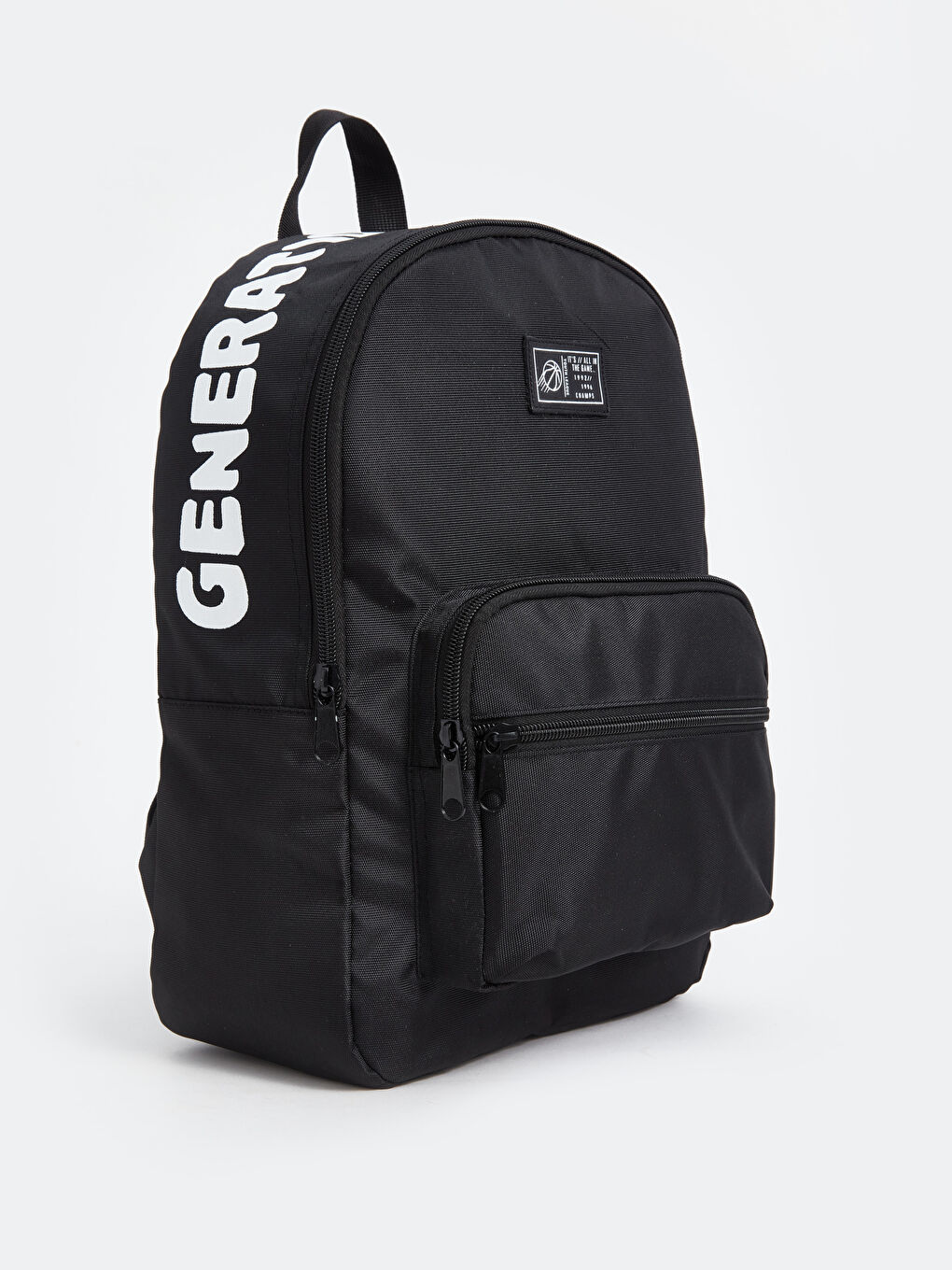 حقيبة ظهر للأولاد بطبعة نصوص