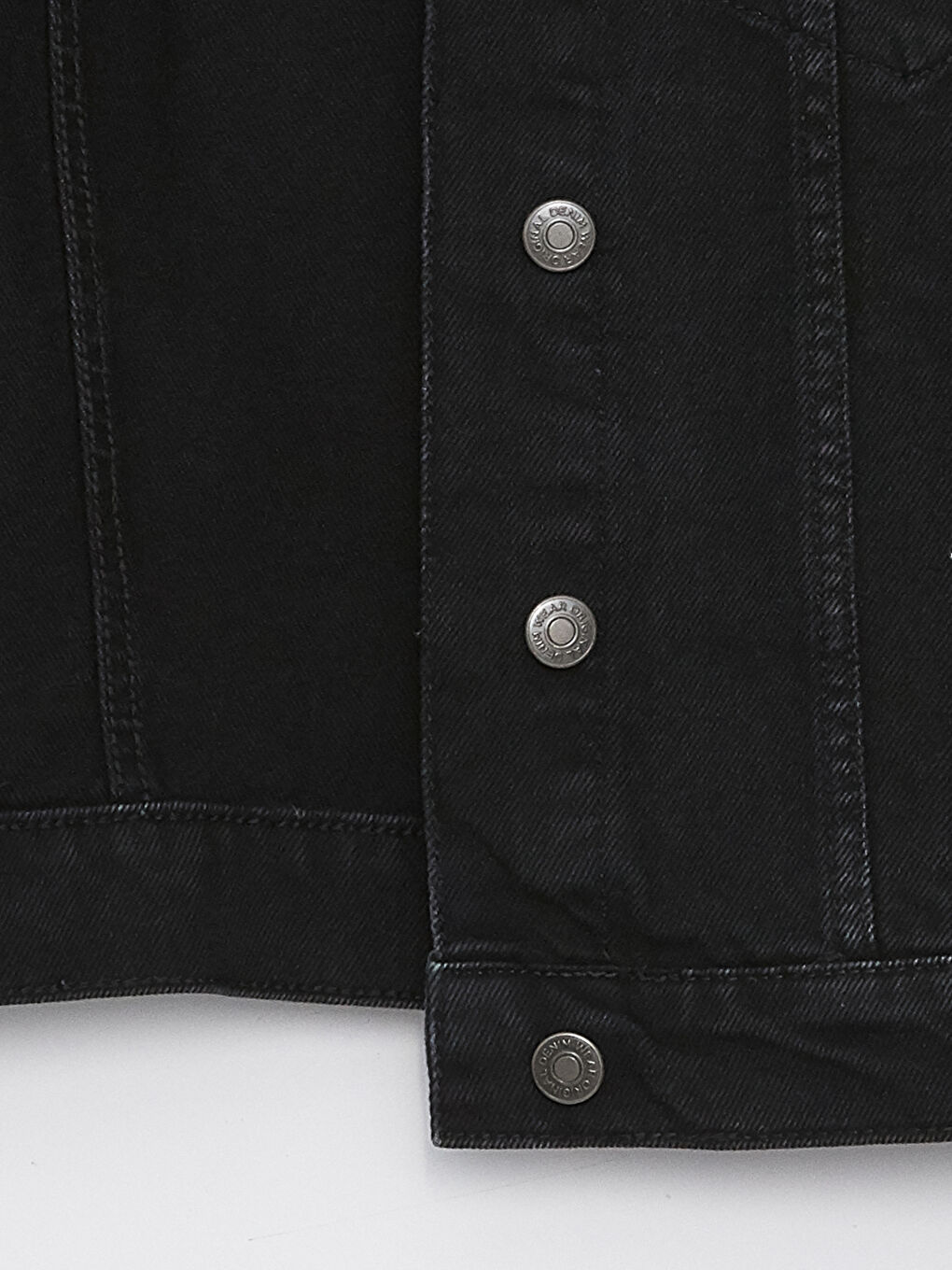 Collared Neck Women's Denim Jacket-7