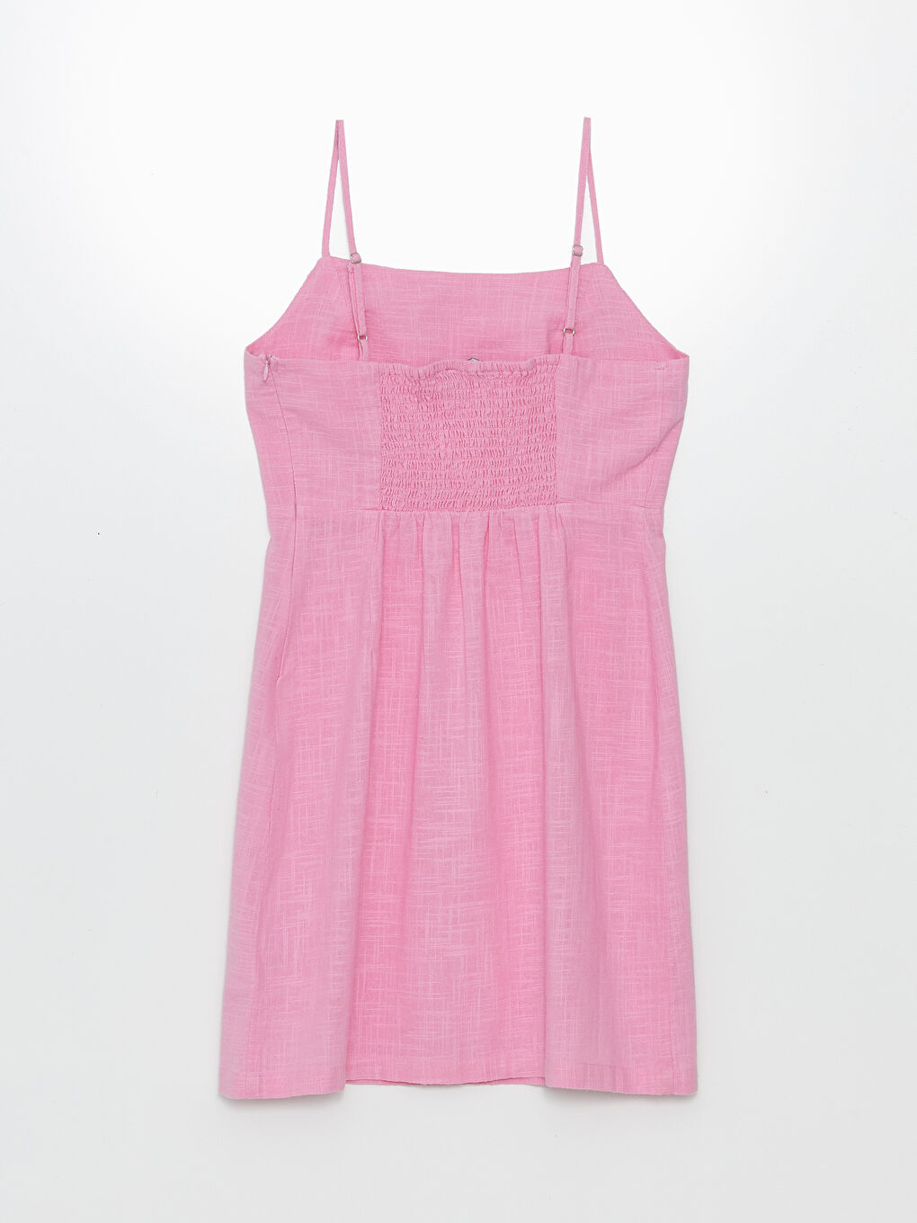 Square Collar Plain Strappy Women's Dress -S4K114Z8-FNB