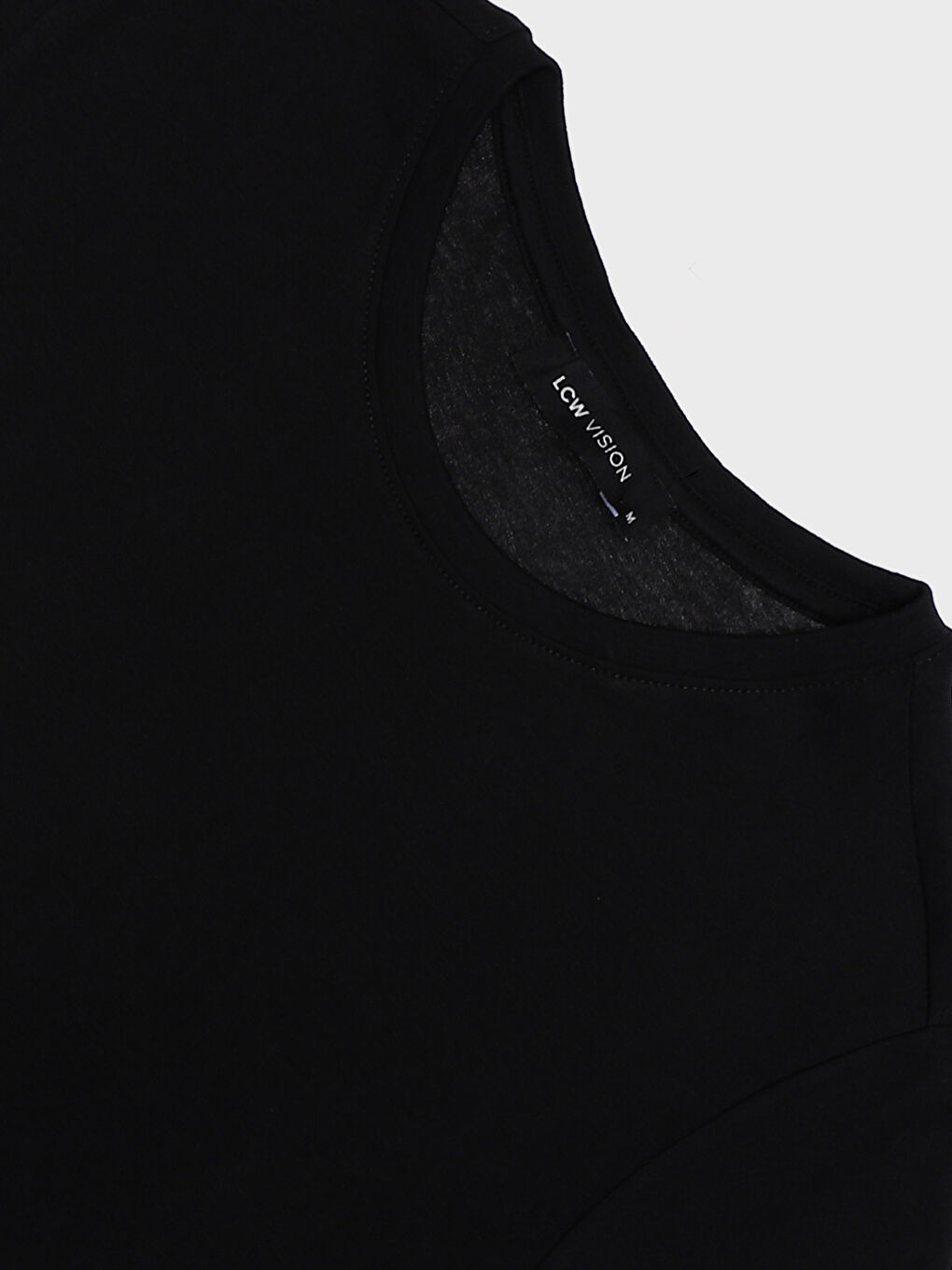 Crew Neck Plain Short Sleeve Women's T-Shirt -S4K170Z8-CVL