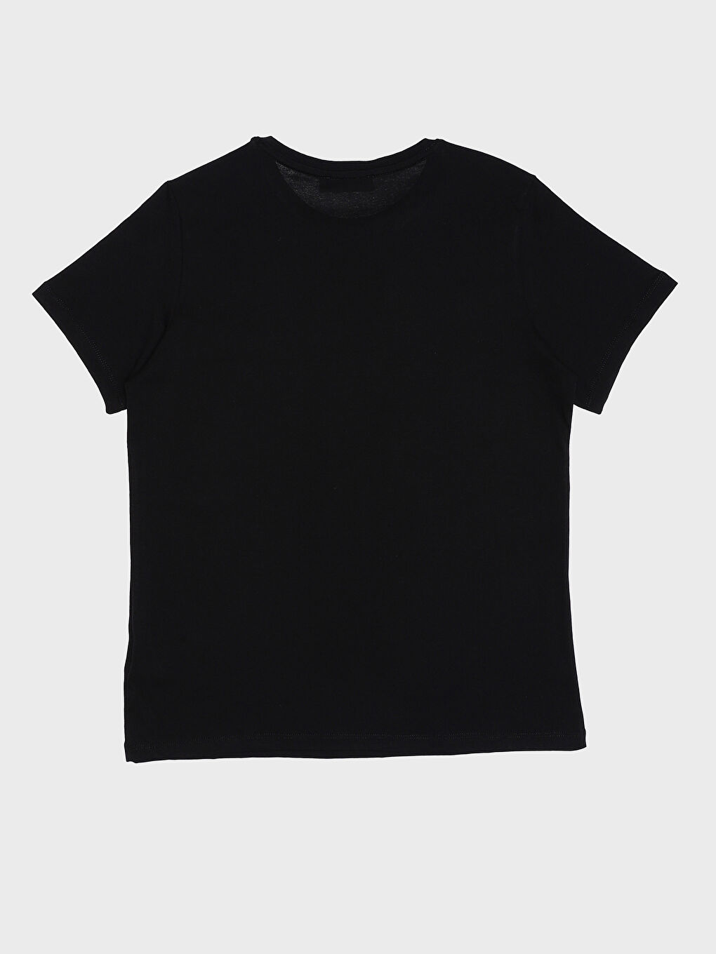 Crew Neck Plain Short Sleeve Women's T-Shirt -S4K170Z8-CVL