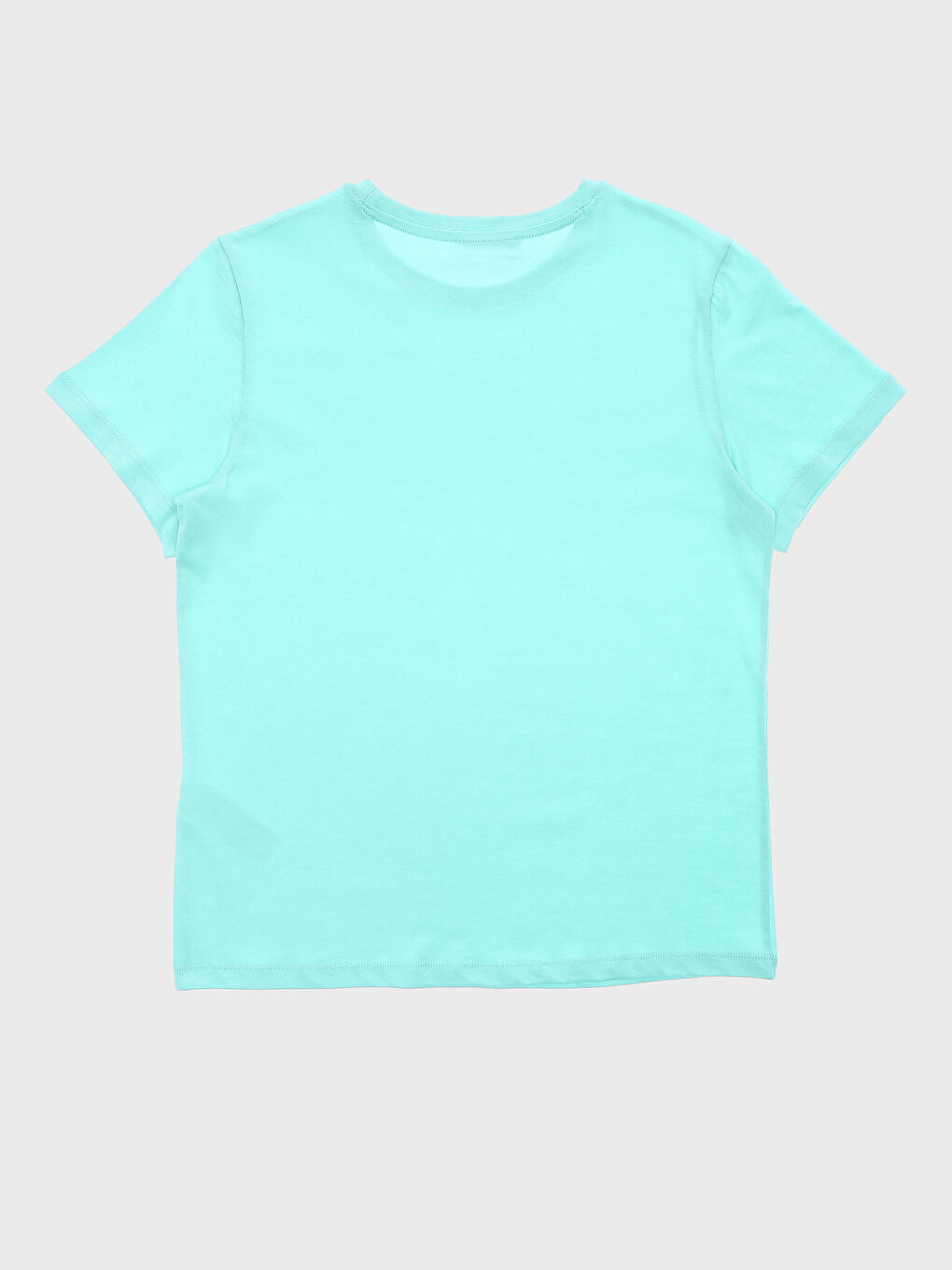 Crew Neck Plain Short Sleeve Women's T-Shirt -S4K170Z8-G2K