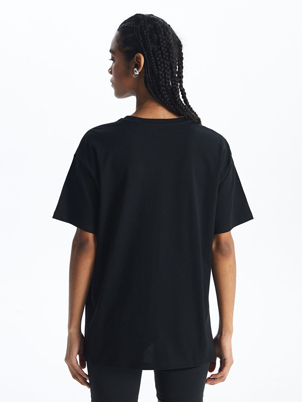 Crew Neck Sylvester Printed Short Sleeve Women's T-Shirt -S4K275Z8-CVL