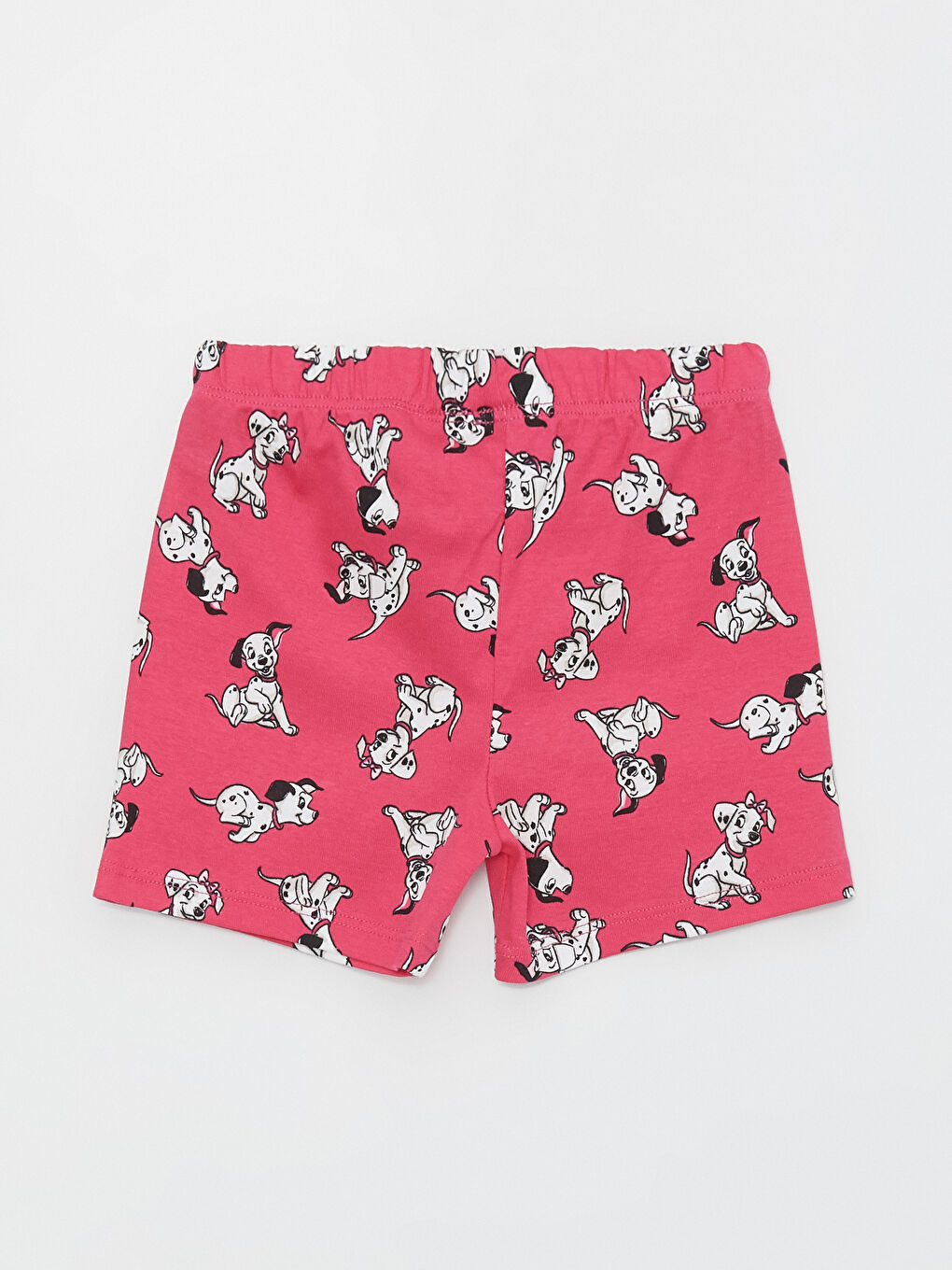 Ekru Gömlek Yaka 101 Dalmaçyalı Baskılı Kız Bebek Şortlu Pijama Takımı-8