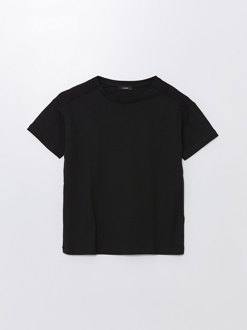 LCW Limitless Crew Neck Plain Short Sleeve Oversize Women's T-Shirt -S4K295Z8-CVL